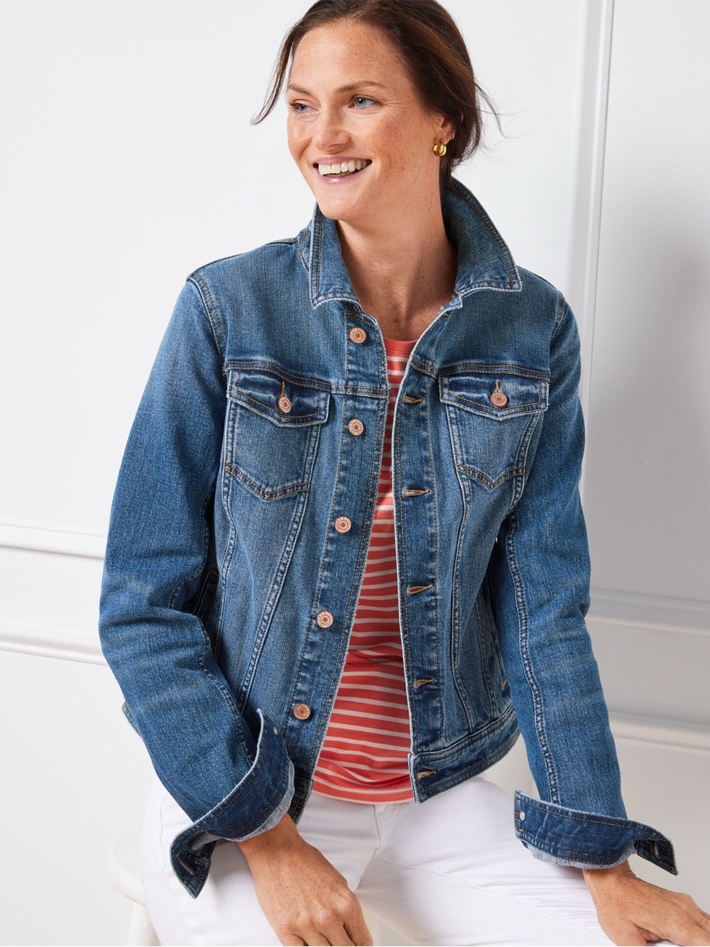 GAP Medium Wash Blue Denim Jacket